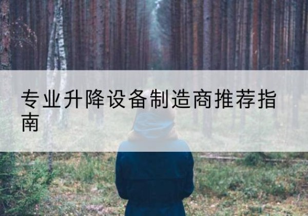 瑞丽电动剪叉升降平台厂家-专业升降设备制造商推荐指南